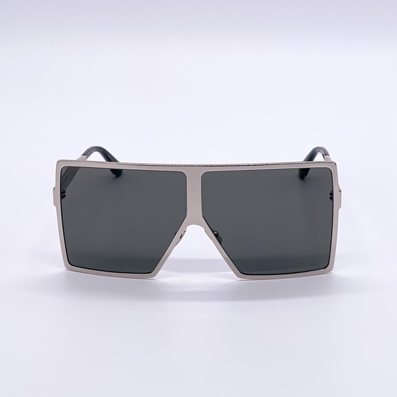 NEW SL182 002 SAINT LAURENT SHIELD SUNGLASSES NEW SAINT LAURENT BETTY SL 182 002 - Picture 3 of 9
